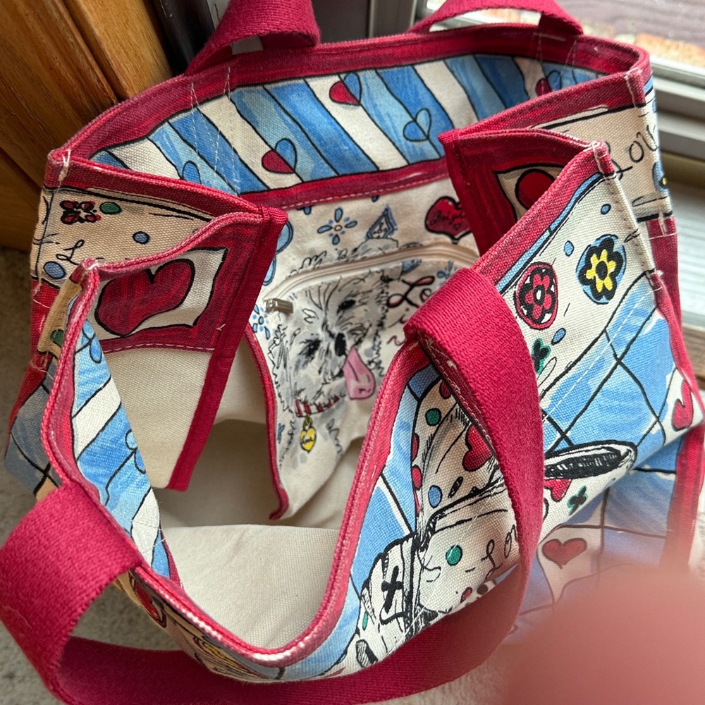 Brighton Multicolor Tote with Bow Design - Picture 4 of 4